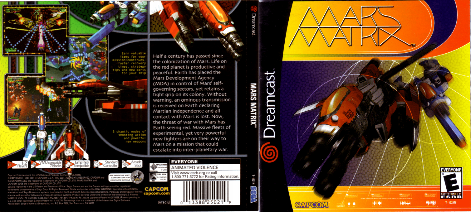 Mars Matrix - Hyper Solid Shooting — box-texture (US)