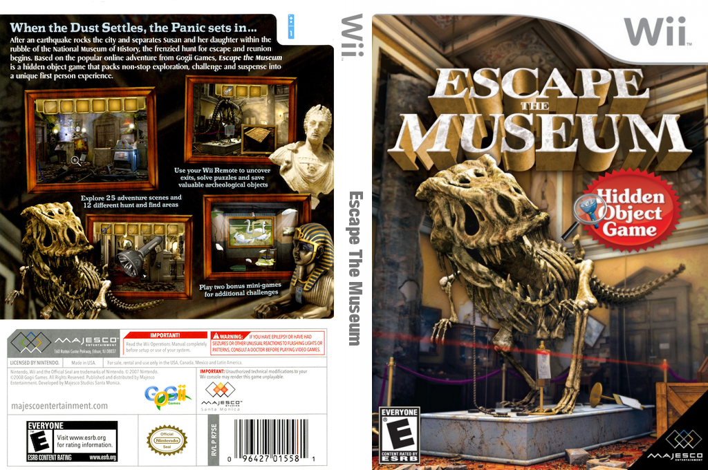 Escape the Museum — box-texture (US)