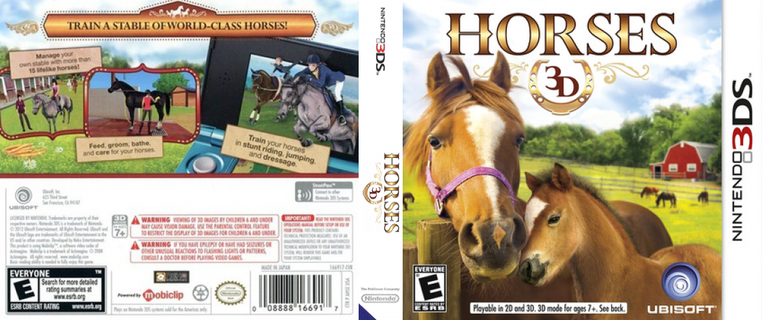 Horses 3d — box-texture (US)