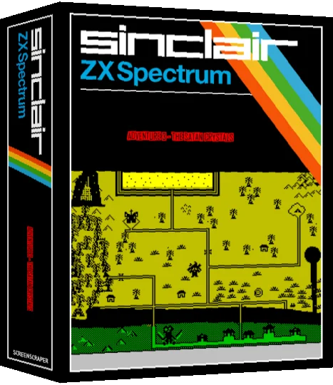 Adventure 3 - The Satan Crystals — box-3D (SS)