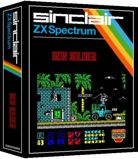 Iron Soldier — box-3D (SS)