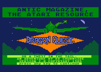 Dragon Quest Or A Twist In The Tail — sstitle (WOR)