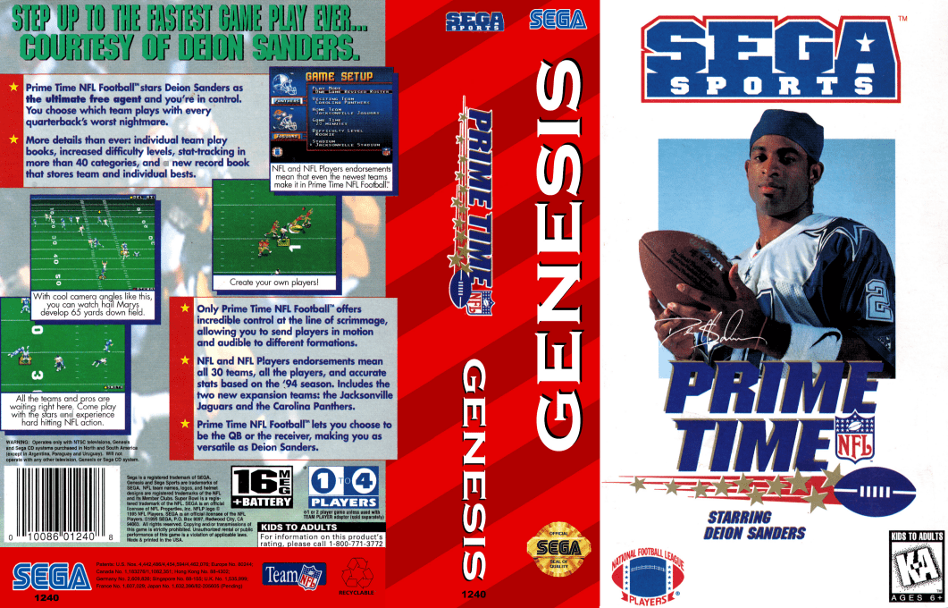 Prime Time Nfl Starring Deion Sanders — box-texture (US)