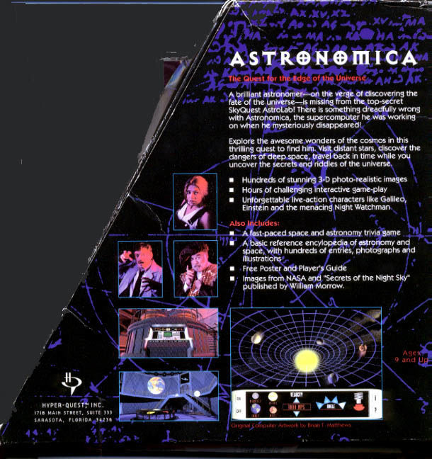 Astronomica: The Quest for the Edge of the Universe — box-2D-back (US)