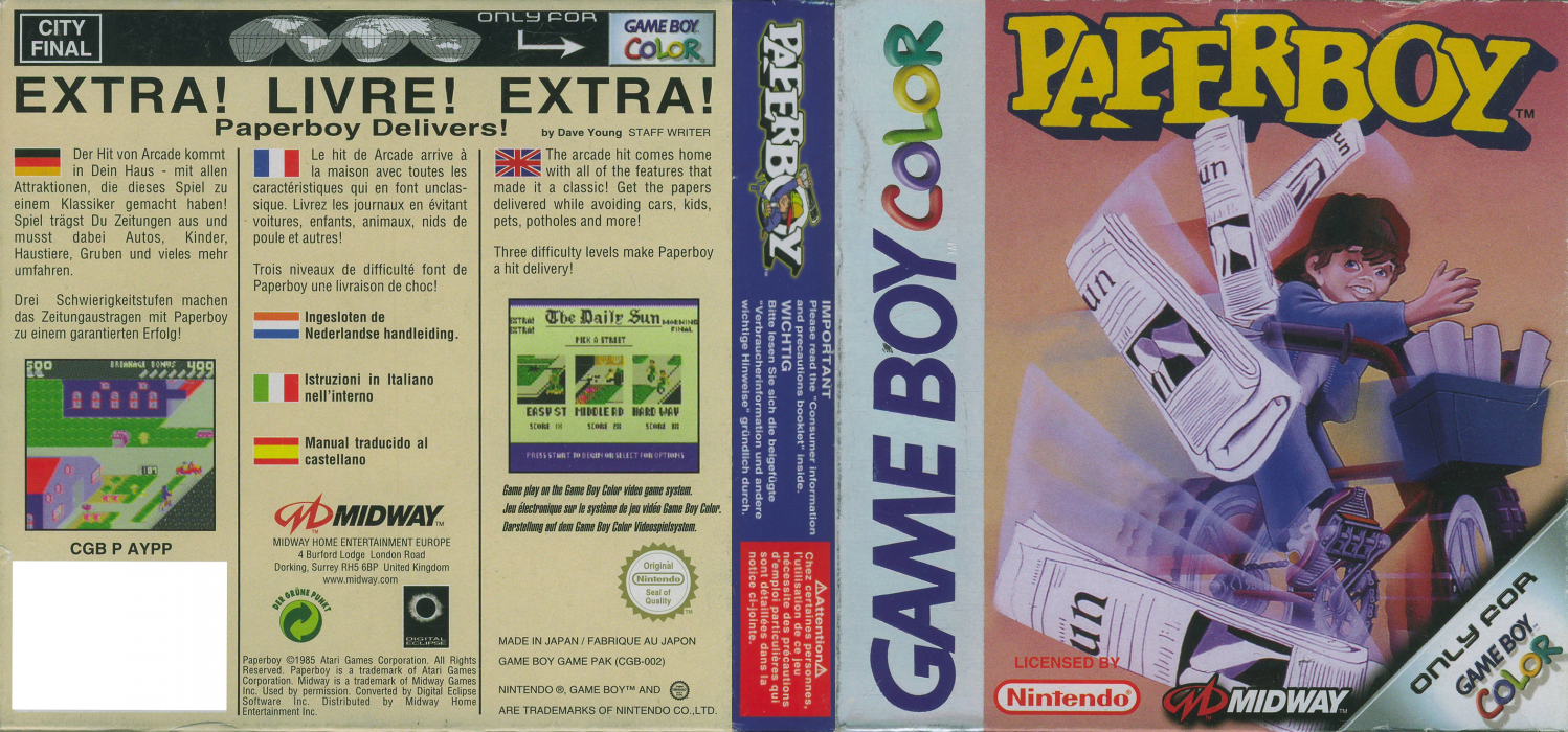 Paperboy — box-texture (EU)