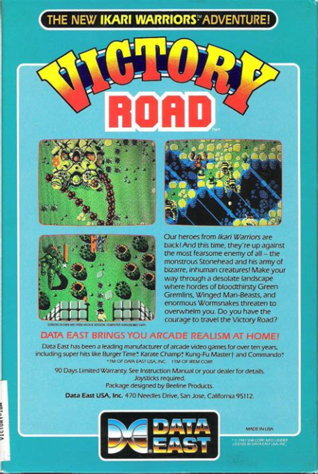 Victory Road — box-2D-back (US)