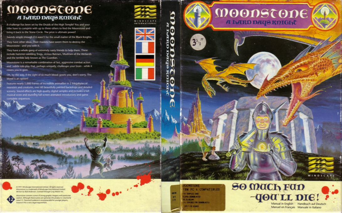 Moonstone - A Hard Days Knight — box-texture (EU)