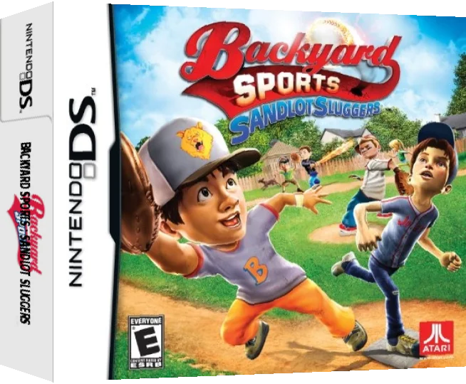 Backyard Sports - Sandlot Sluggers — box-3D (US)