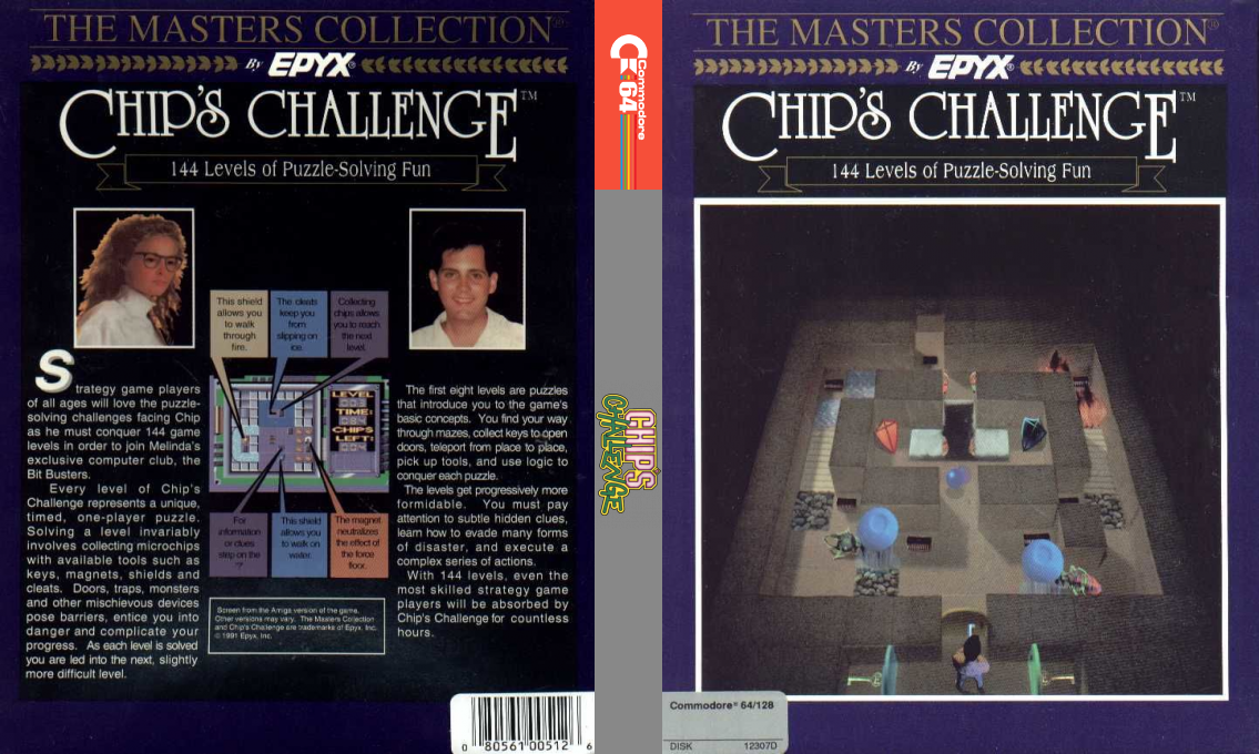 Chip's Challenge — box-texture (US)