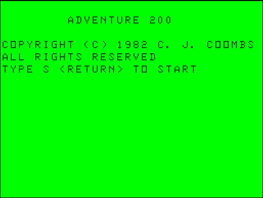 Adventure 2000 — sstitle (WOR)