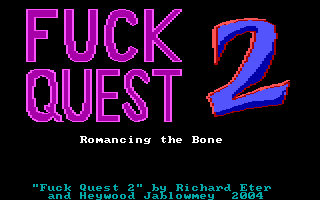 Fuck Quest II : Romancing The Bone box art