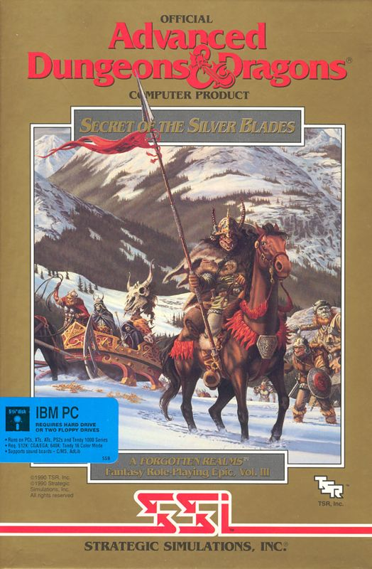 Secret Of The Silver Blades box art