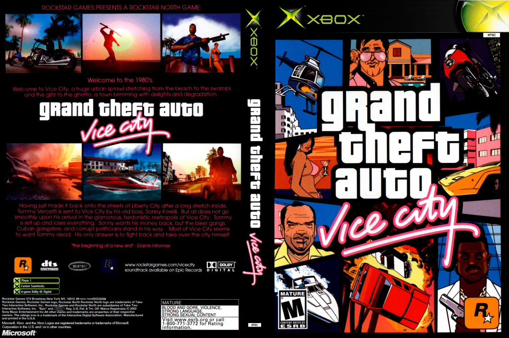 Grand Theft Auto - Vice City — box-texture (US)