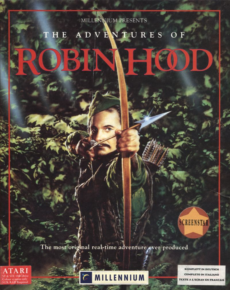 Adventures of Robin Hood, The box art