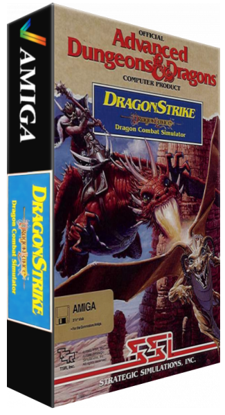 Advanced Dungeons & Dragons - DragonStrike - DragonLance Dragon Combat Simulator — box-3D (US)