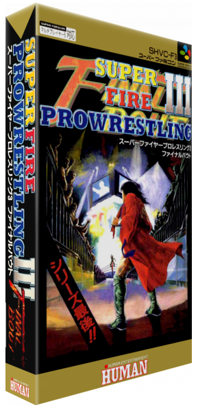 Super Fire Pro Wrestling 3 - Final Bout — box-3D (JP)