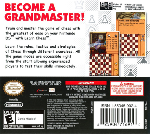 Je Decouvre les Echecs — box-2D-back (US)