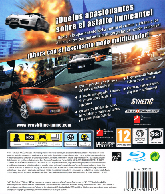 Crash Time 4 - The Syndicate — box-2D-back (SP)