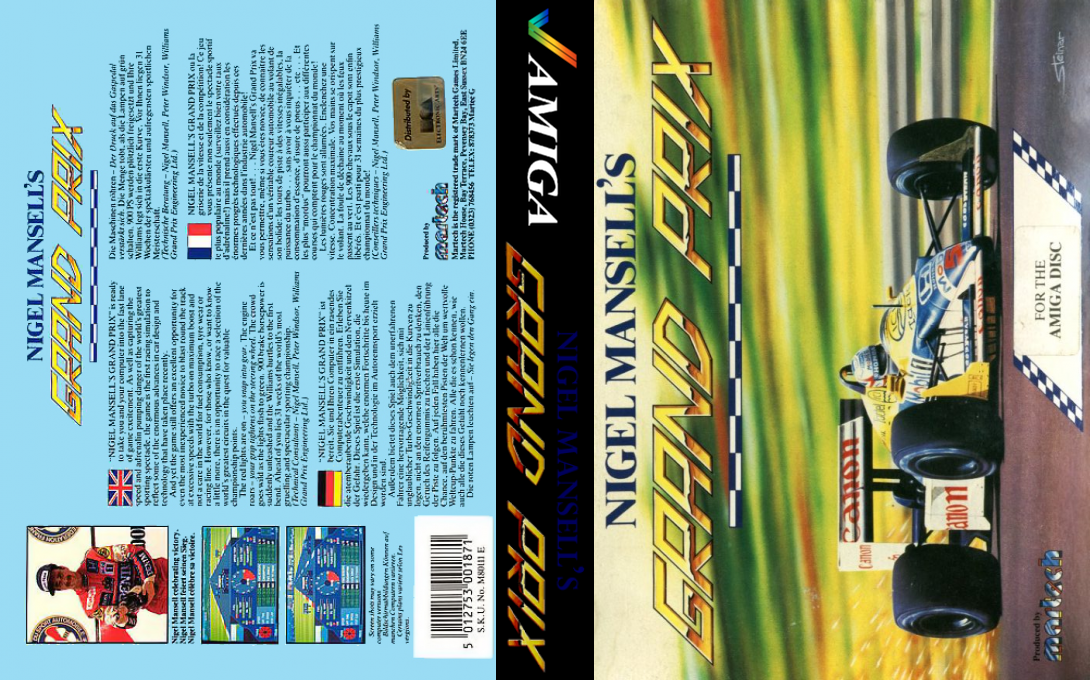 Nigel Mansell's Grand Prix — box-texture (EU)