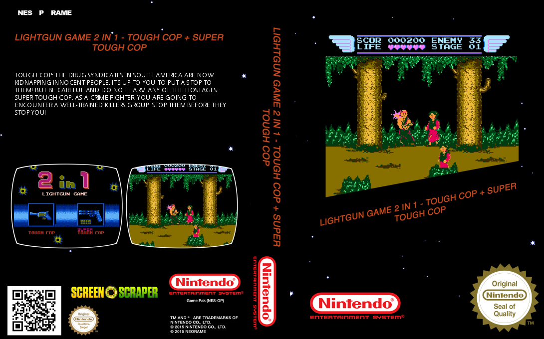 Lightgun Game 2 In 1 - Tough Cop + Super Tough Cop — box-texture (SS)