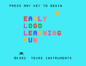Early Logo Learning Fun — sstitle (WOR)