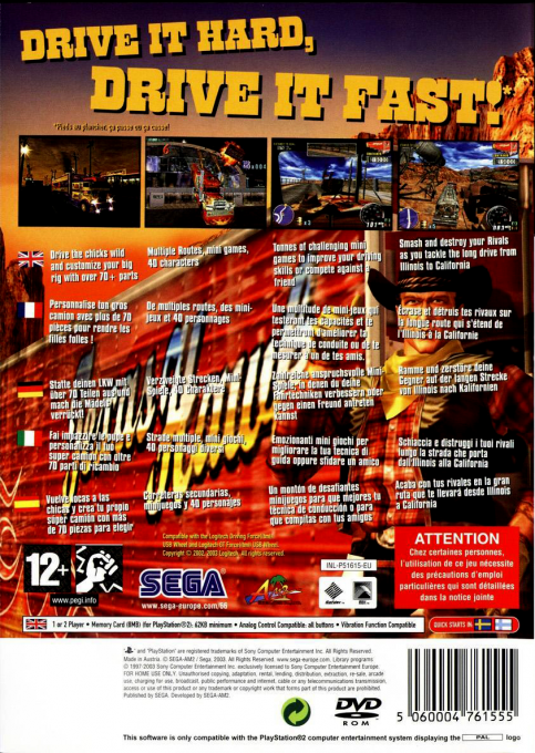 King of Route 66, The — box-2D-back (EU)