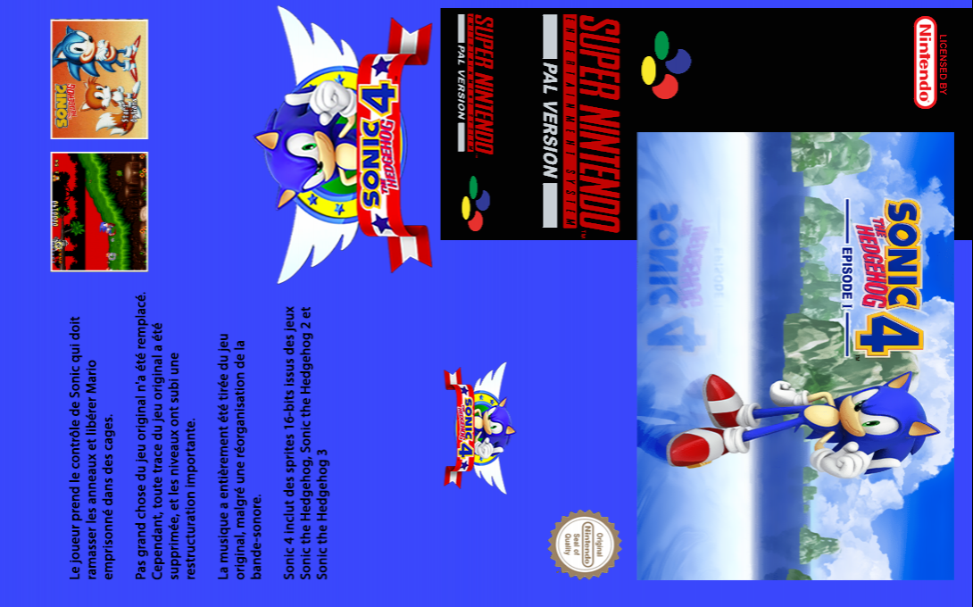 Sonic The Hedgehog 4 — box-texture (EU)