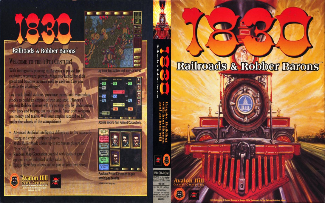 1830 Railroads And Robber Barons — box-texture (US)