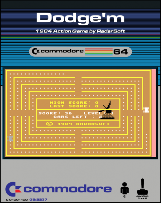 Dodge'm box art