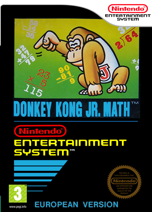 Donkey Kong Jr. Math — box-2D (EU)