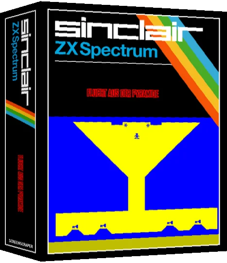 Flucht Aus Der Pyramide — box-3D (SS)