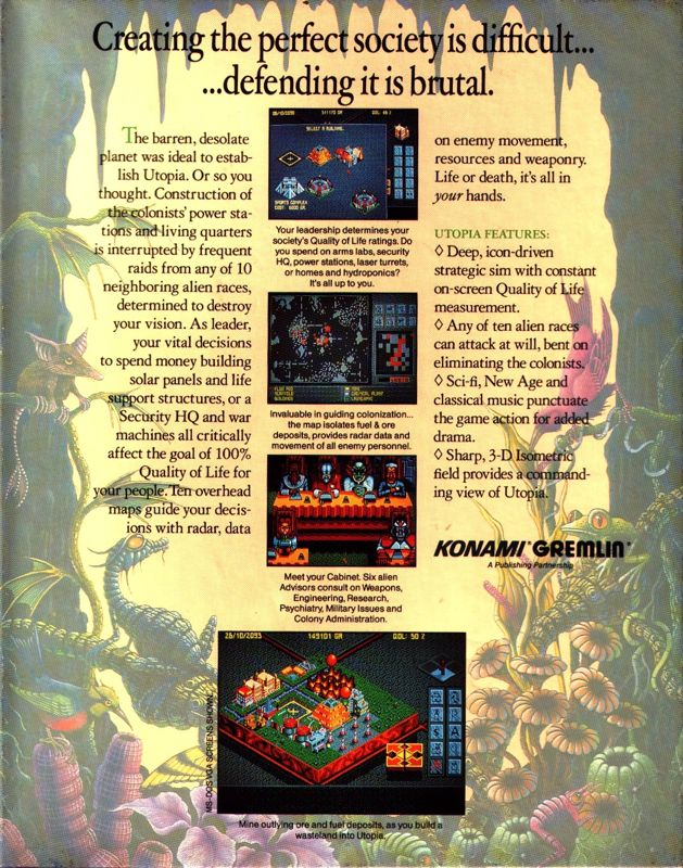 Utopia - The Creation Of A Nation — box-2D-back (US)