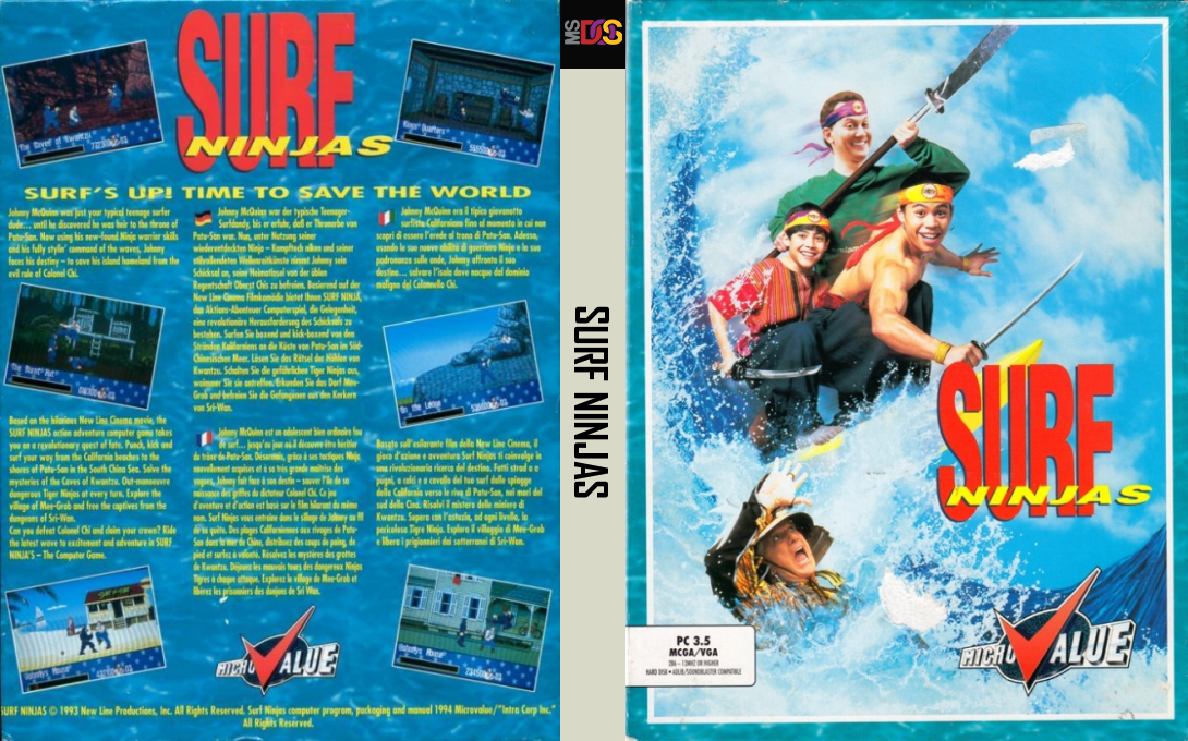 Surf Ninjas — box-texture (EU)