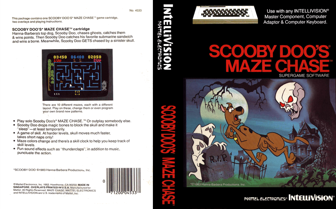 Scooby Doo's Maze Chase — box-texture (WOR)