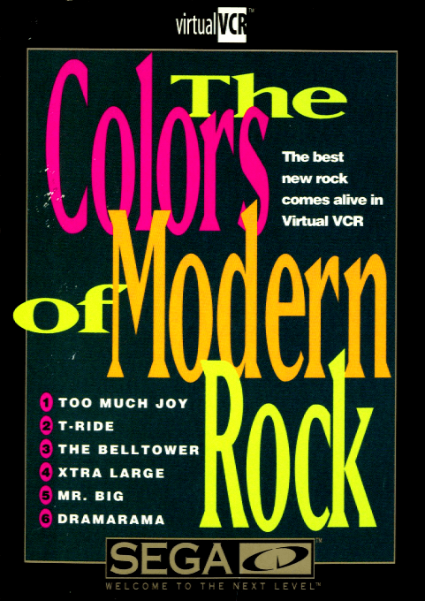 Colors of Modern Rock, The box art