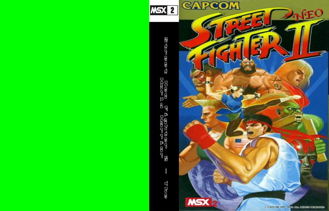 Street Fighter II Neo : The World Warrior — box-texture (WOR)