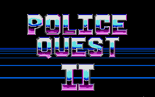 Police Quest 2 - The Vengeance — sstitle (WOR)