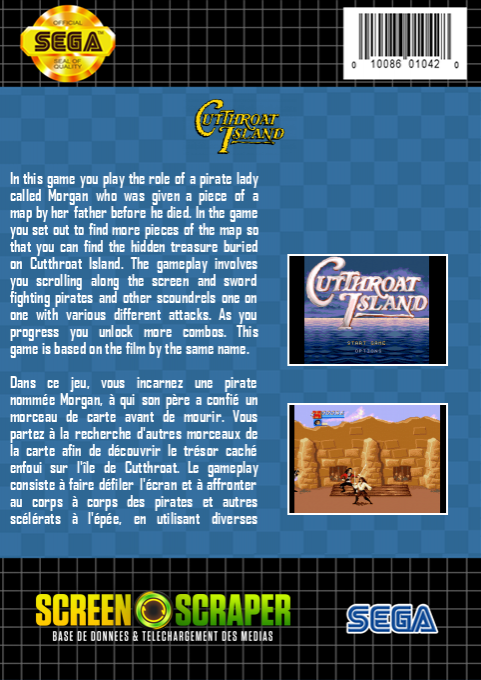 Cutthroat Island — box-2D-back (SS)