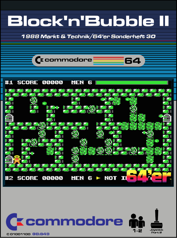 Block'n'Bubble II box art