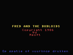 Fred And The Bubloids — sstitle (NL)