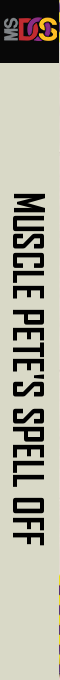 Muscle Pete's Spell Off — box-2D-side (US)