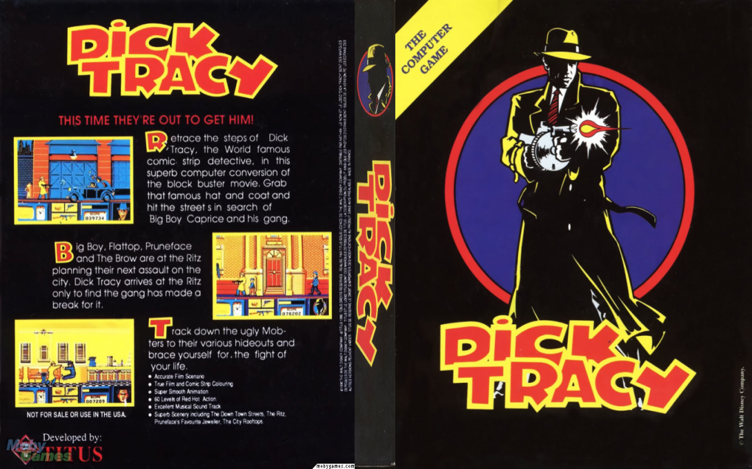 Dick Tracy — box-texture (EU)