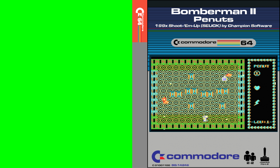 Bomberman II Penuts — box-texture (CUS)