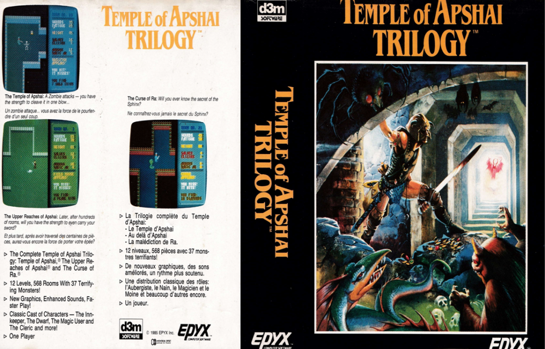 Temple Of Apshai Trilogy — box-texture (EU)