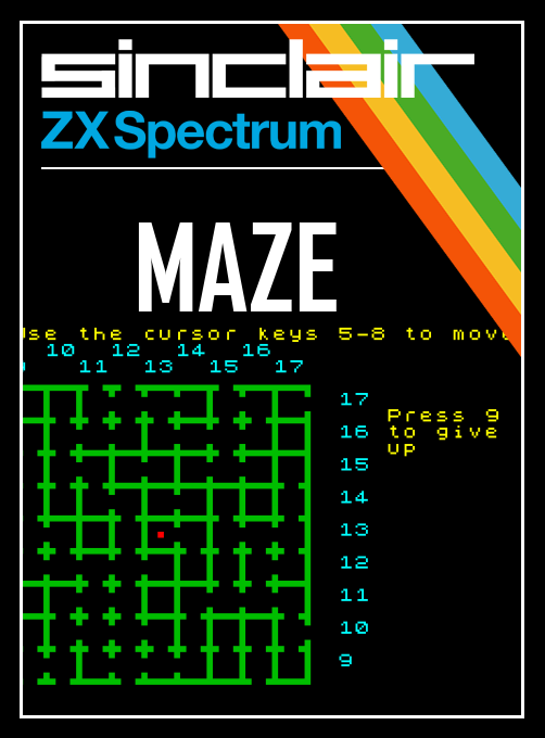 Maze box art