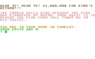Camelot — ss (WOR)
