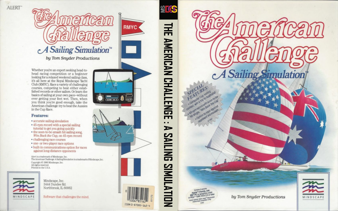 American Challenge A Sailing Simulation, The — box-texture (US)