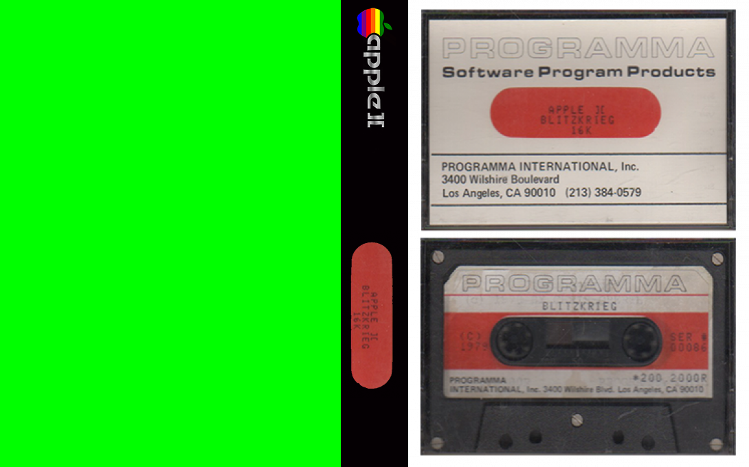 Blitzkrieg — box-texture (US)