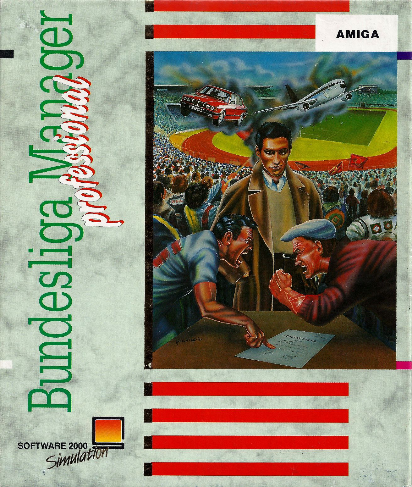 Bundesliga Manager Professional — box-scan (DE)