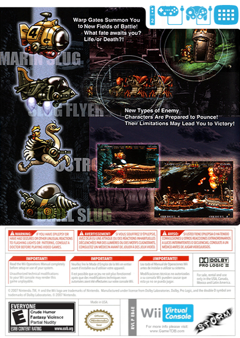 Metal Slug 3 — box-2D-back (US)